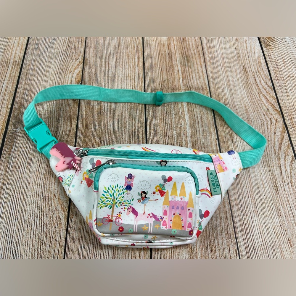 Floss & Rock Belt Bag Fanny Pack Girls Kids Fairy Unicorn Castle